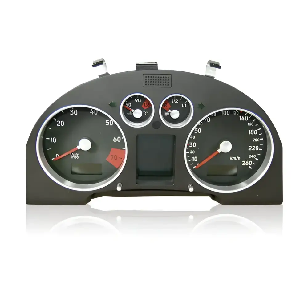 Automobil-Instrumentencluster von Audi TT 8N mit Tacho Reparatur und Warnsummer defekt