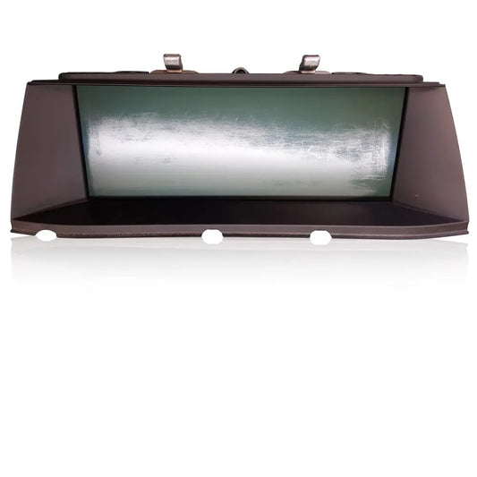 Dunkelgrauer rechteckiger Bildschirm des BMW 5er F11 mit Bordmonitor CIC und Display Kratzer entfernen