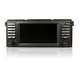 Schwarzes Car Stereo mit Bildschirm für BMW X5 E53 Navigationsdisplay Reparatur
