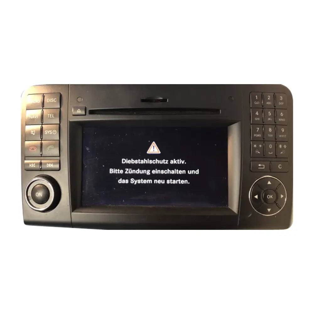 Mercedes SLK R171 Comand APS NTG 2.5 mit Fehleranzeige Diebstahlschutz aktiv