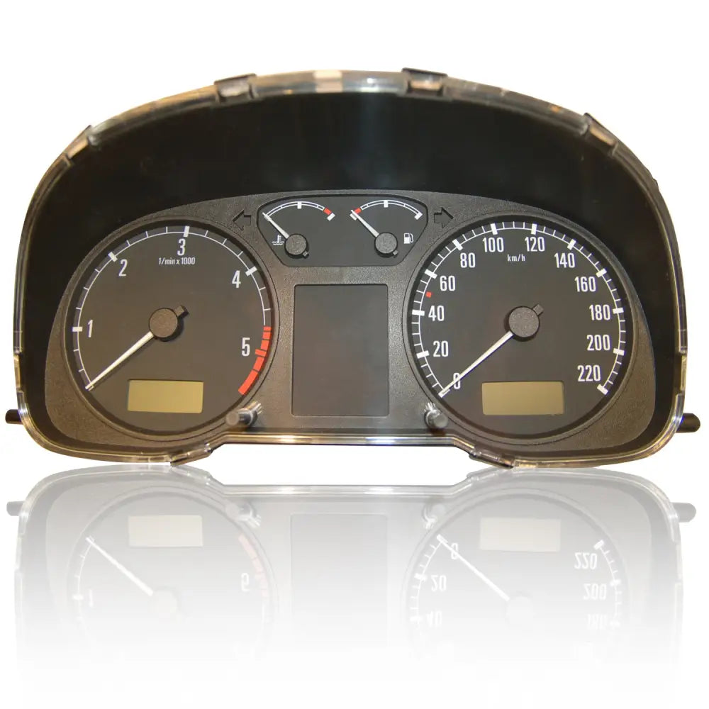 Automobilinstrumentencluster im Skoda Octavia mit Pixelfehler FIS für Tacho Reparatur