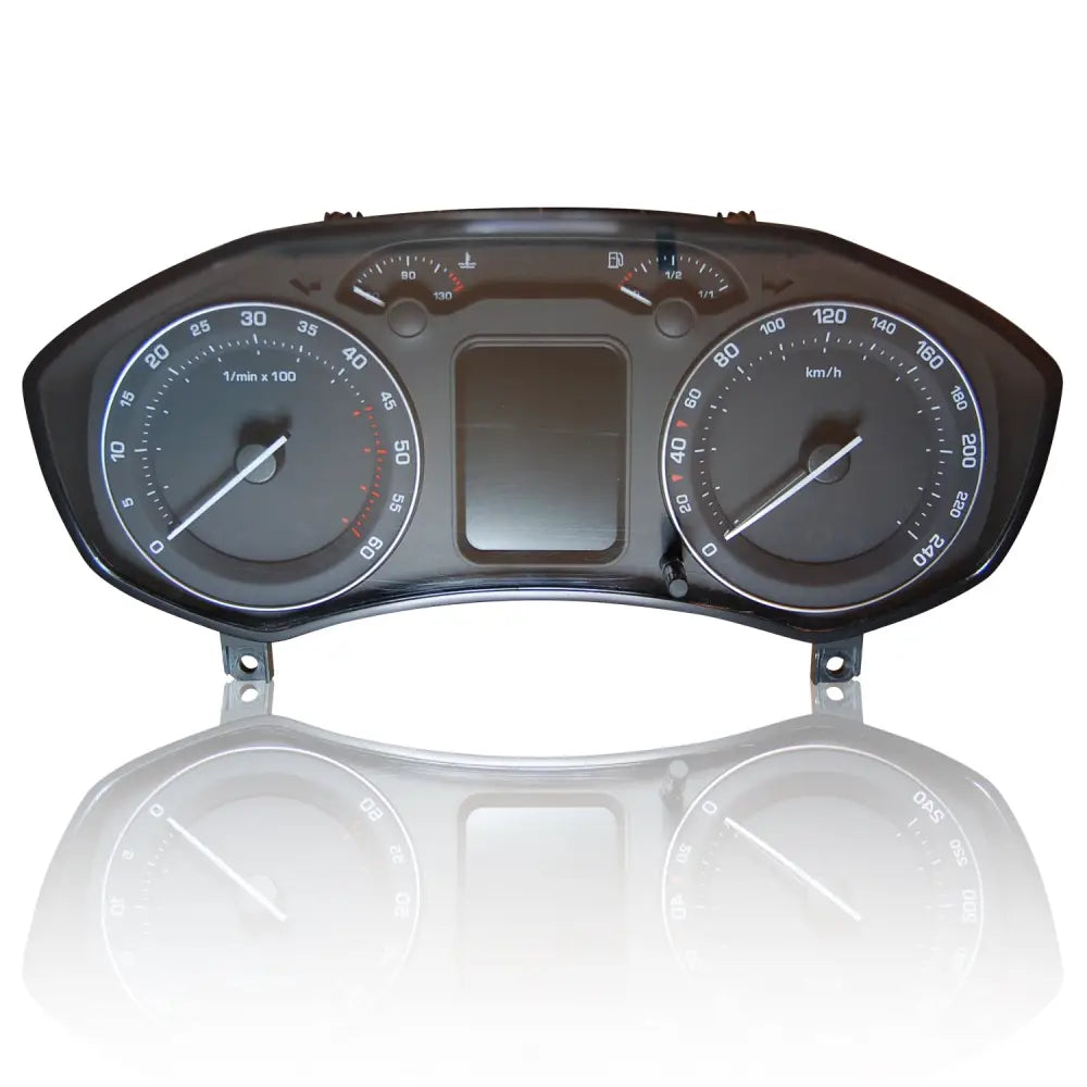 Instrumentenkraftstoffanzeige der Skoda Octavia 2 Tacho Pixelfehler FIS