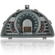 Graues Armaturenbrett des VW Fox mit Warnsummer Gong im Kombiinstrument