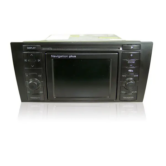 Schwarzes Auto-Navigationssystem Audi A3 Navigation Plus Display defekt