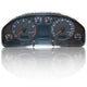 Schwarzes Armaturenbrett des Audi A6/S6 4B C5 Kombiinstruments mit Zeigerausfall