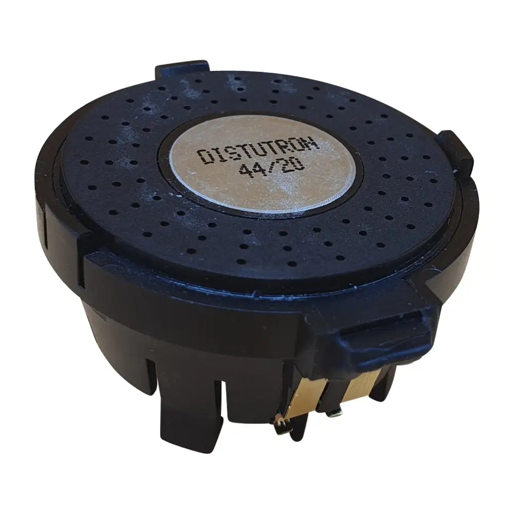 Schwarzes rundes elektronisches Bauteil für Lichtwarnsummer VW Polo Mod Tacho Kombiinstrument