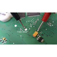 Circuit board testing with multimeter on Premium LCD Display Tacho Kombiinstrument B-Klasse W245