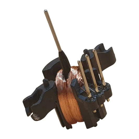 Kupfergewickeltes Bauteil mit schwarzem Rahmen für Schrittmotor Audi und Tacho Reparatur