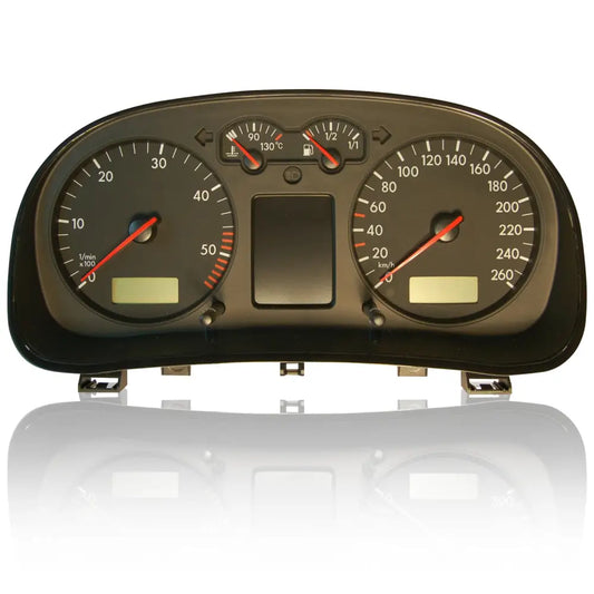 Schwarzes Auto-Dashboard mit Kombiinstrument für VW Bora Warnsummer Ausfall