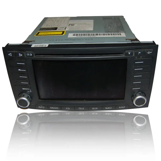 Schwarzes Autoradio mit Bildschirm für VW T5 Navi RNS 2, Drehknopf defekt Reparatur