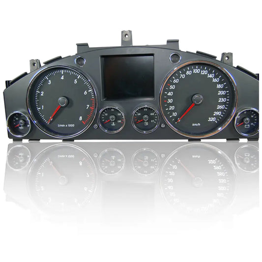 VW Touareg Tacho Reparatur Farb Display im Kombiinstrument bei Ausfall zeigen